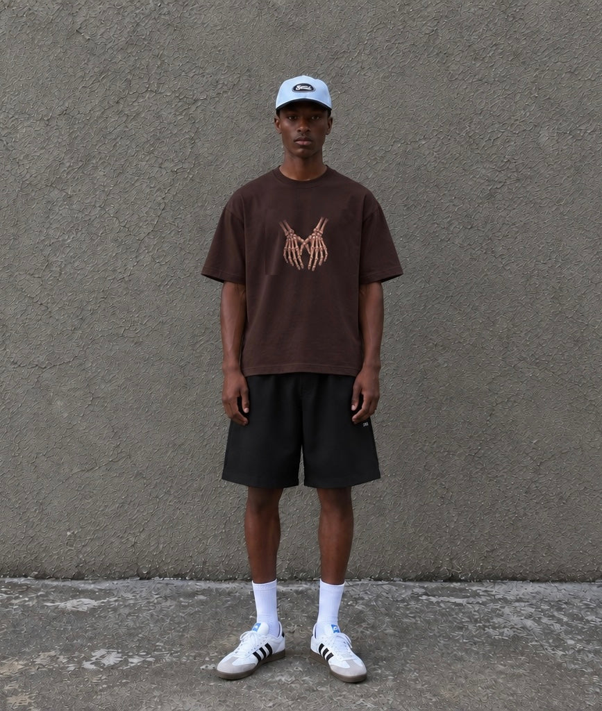 Mummy Drip Tee- Brown