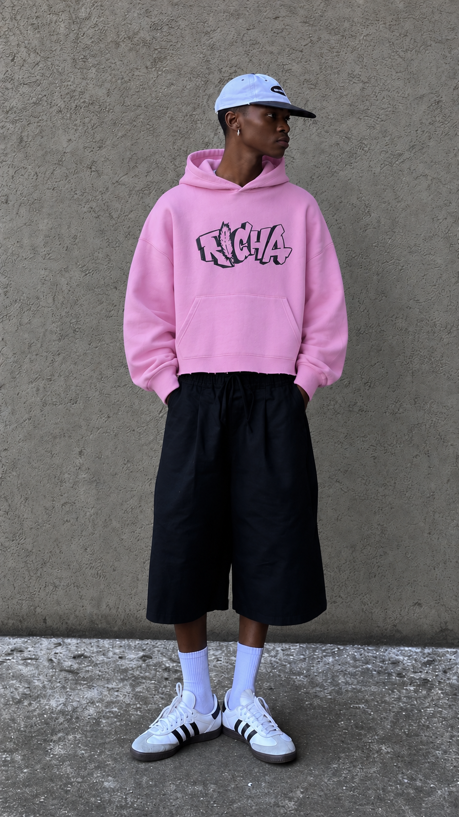 Pink Basic Hoodie