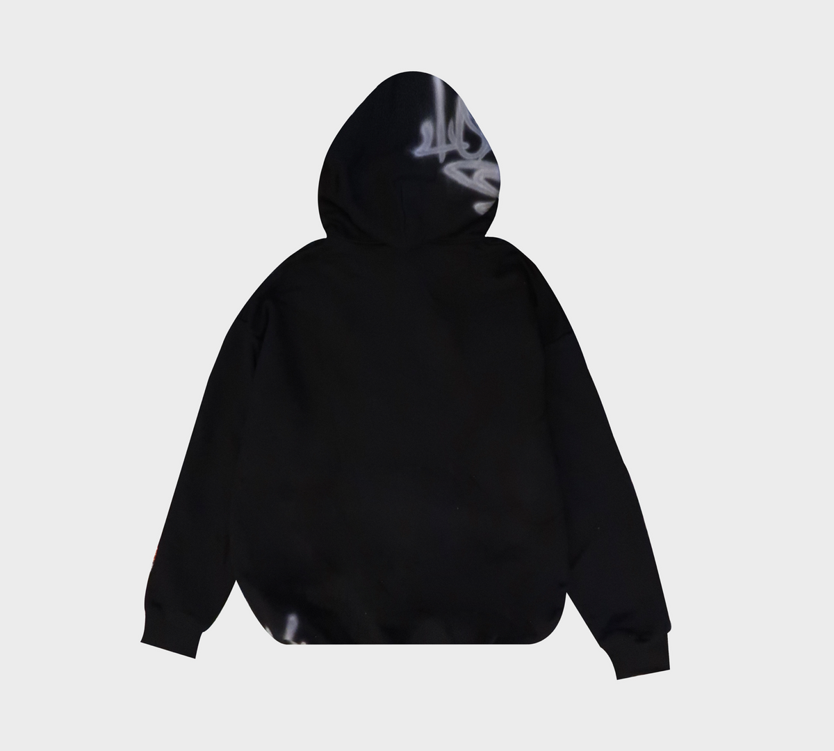 Graffiti Hoodie- Black