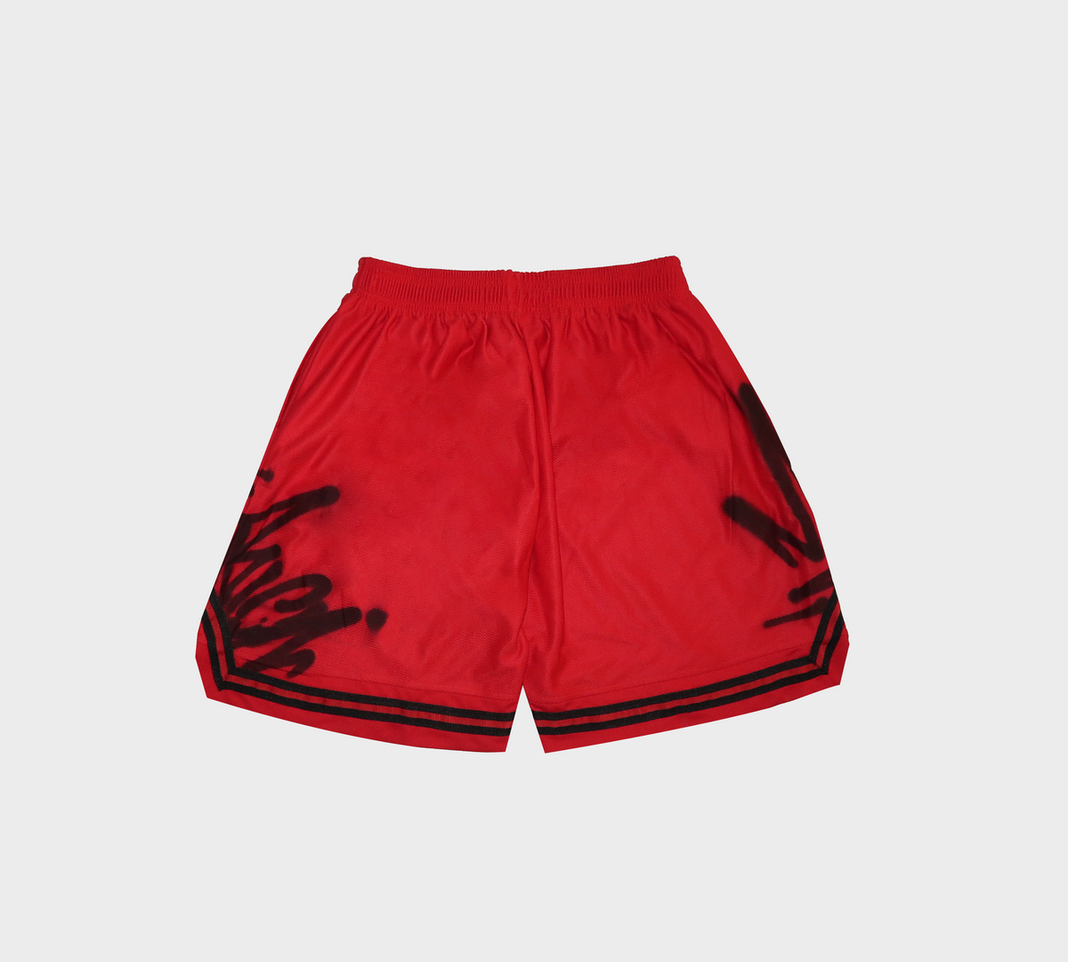 Richa X Toxik Graffiti Red Basketball Shorts