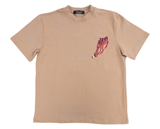 Meat Feather Tee/ Beige