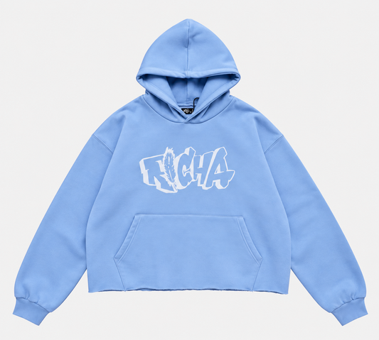 Blue Basic Hoodie