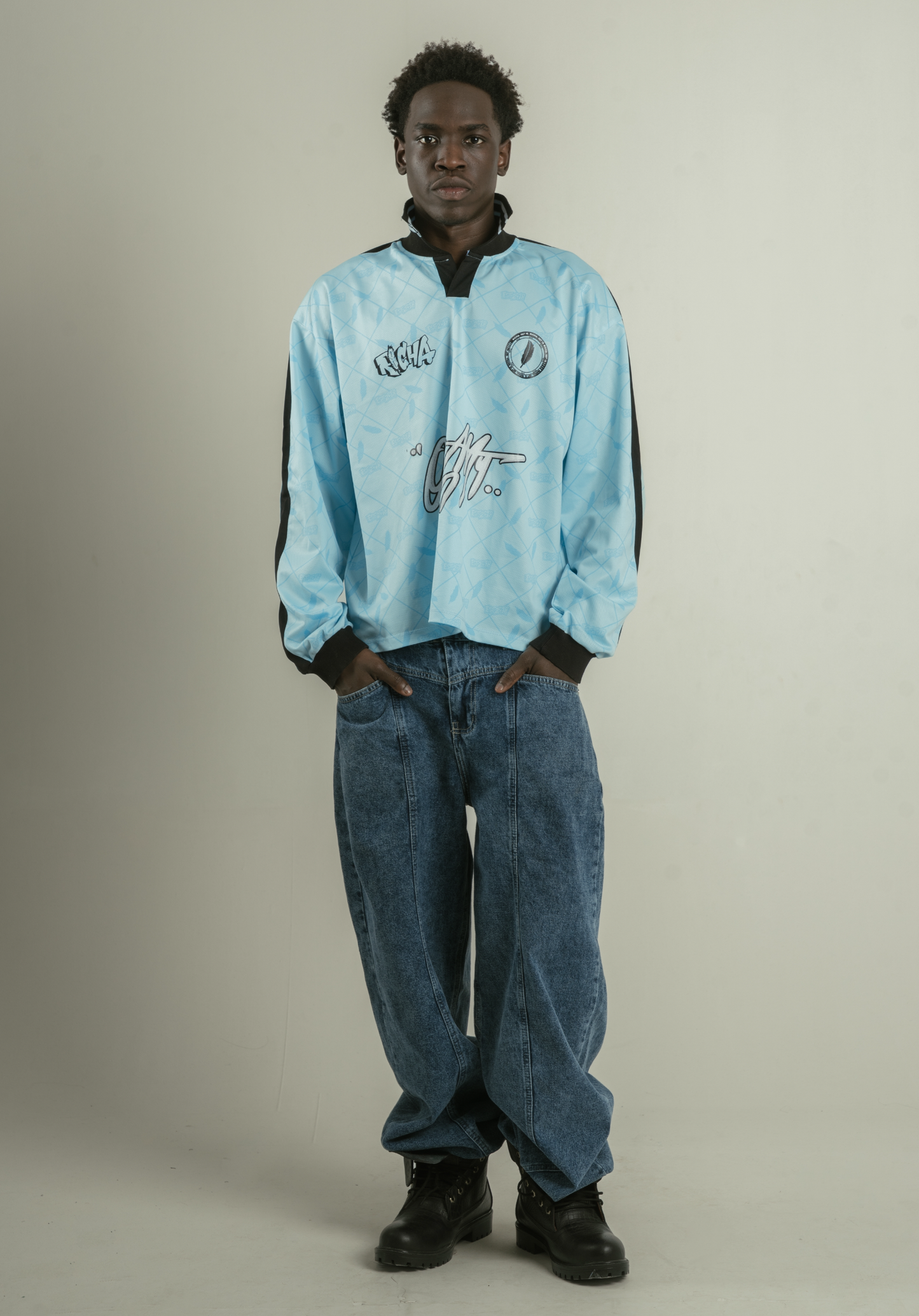 RICHA F.C. Jersey - BLUE/BLACK