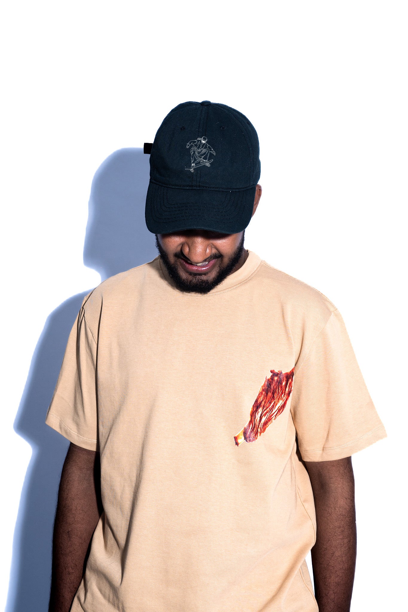 Meat Feather Tee/ Beige