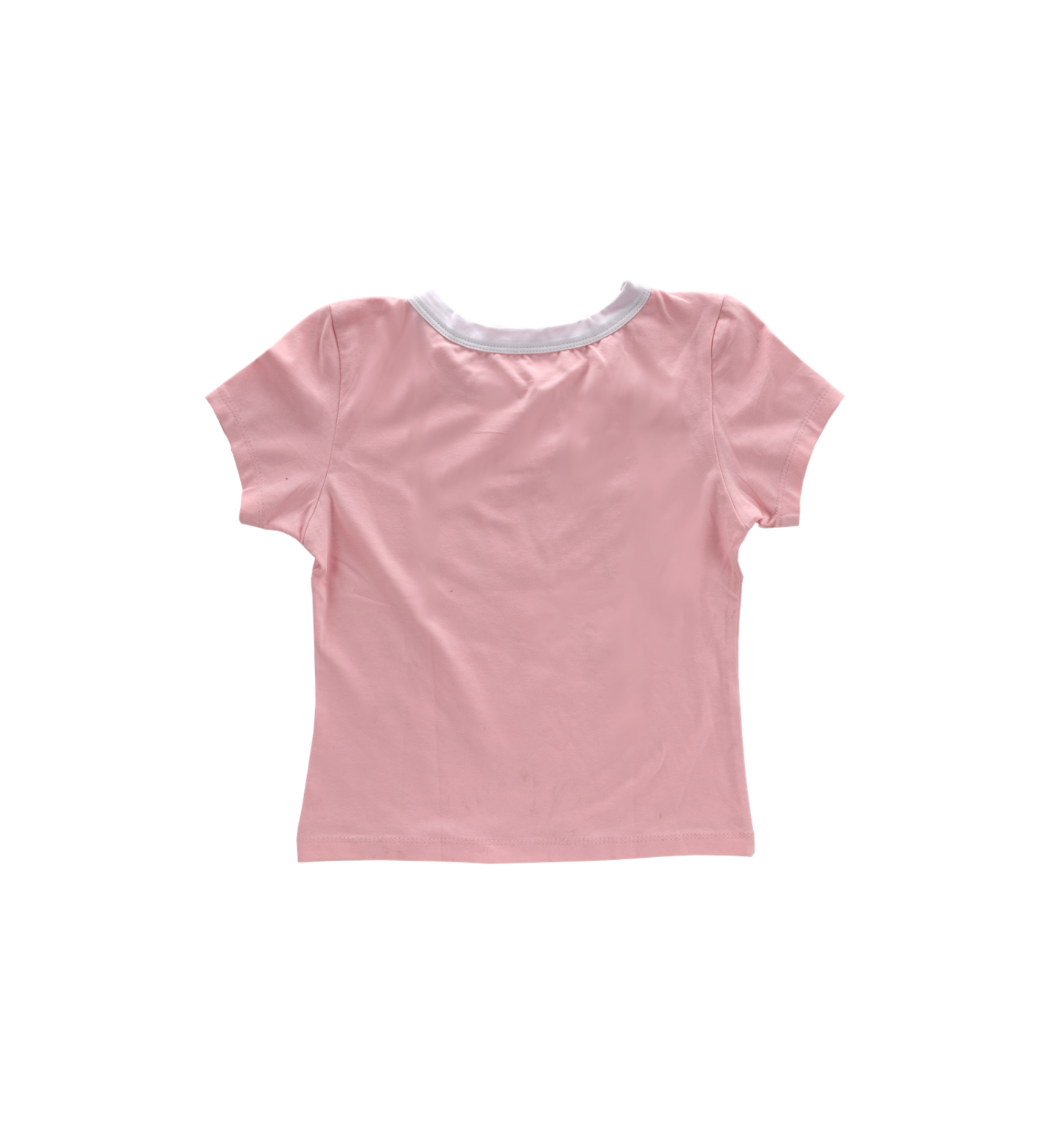 RICHA BABY TEE - PINK/WHITE