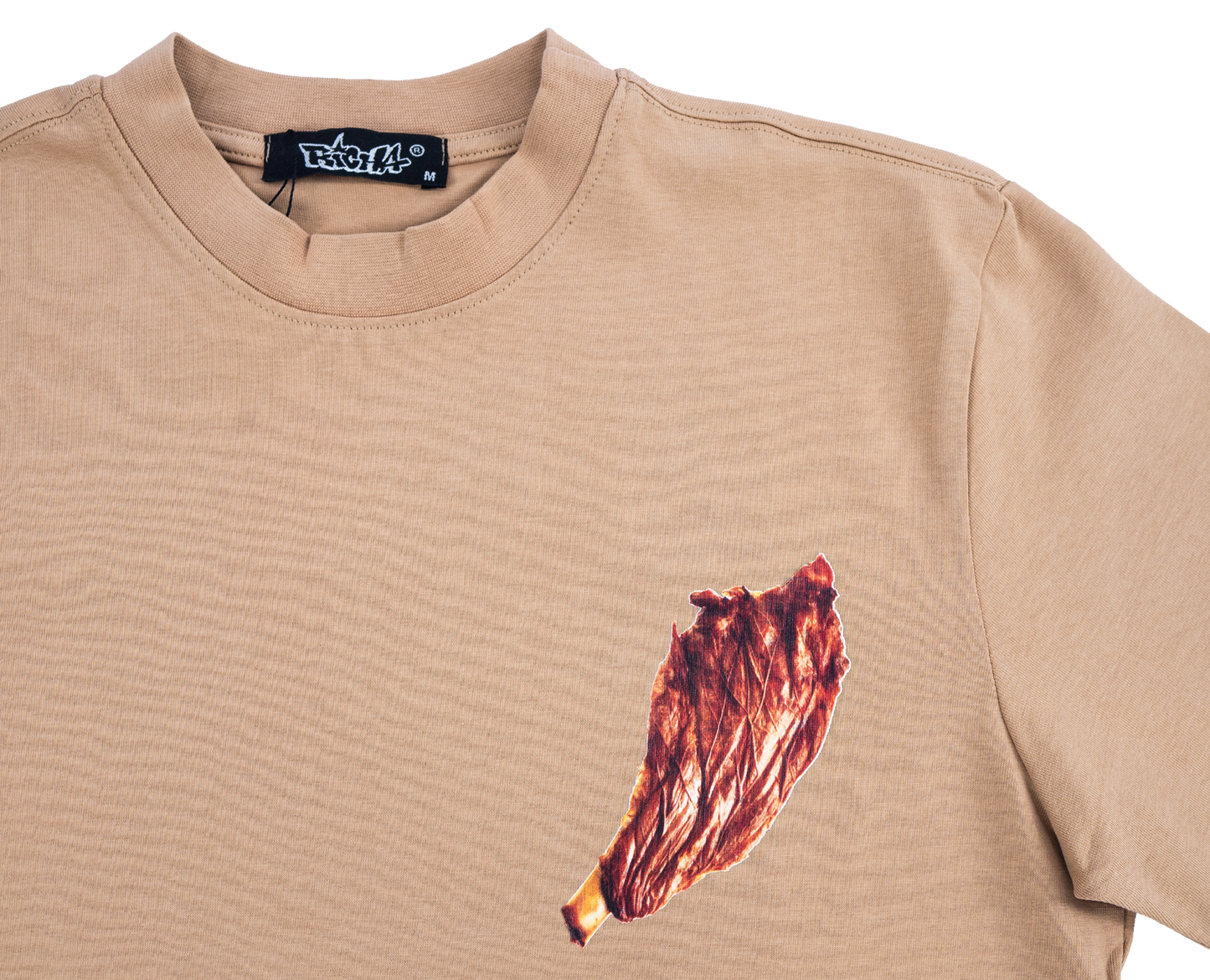 Meat Feather Tee/ Beige