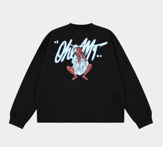 r&R®23 Black Crewneck