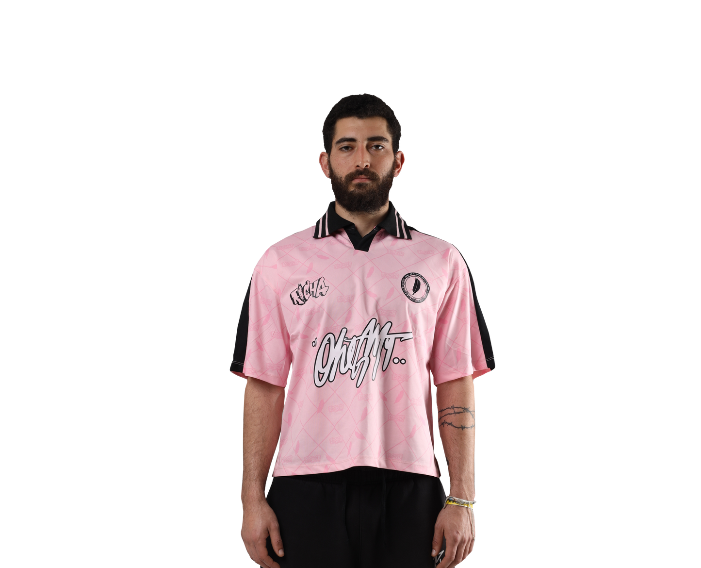 RICHA F.C. Jersey - PINK/BLACK