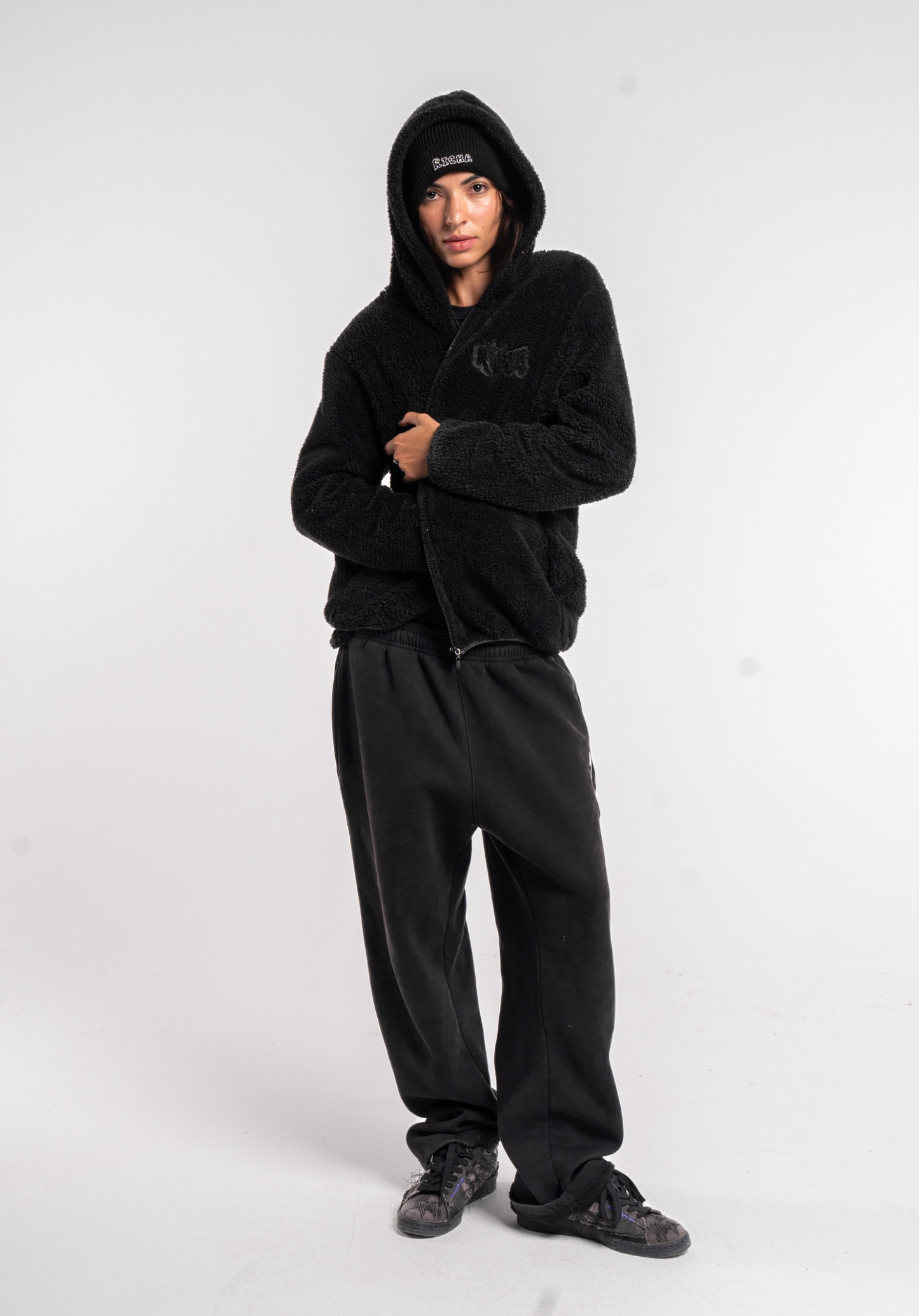 Richa Sherpa Fleece- Black