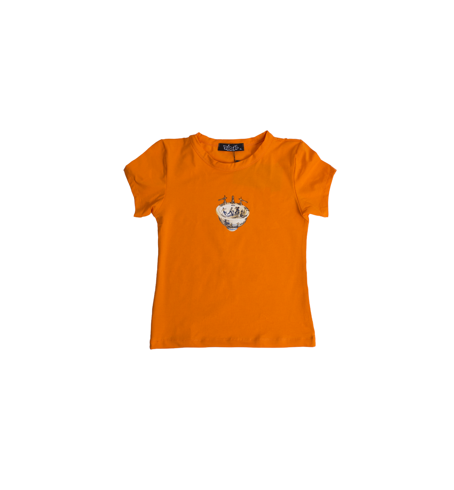 Richa Sink Baby Tee- Orange