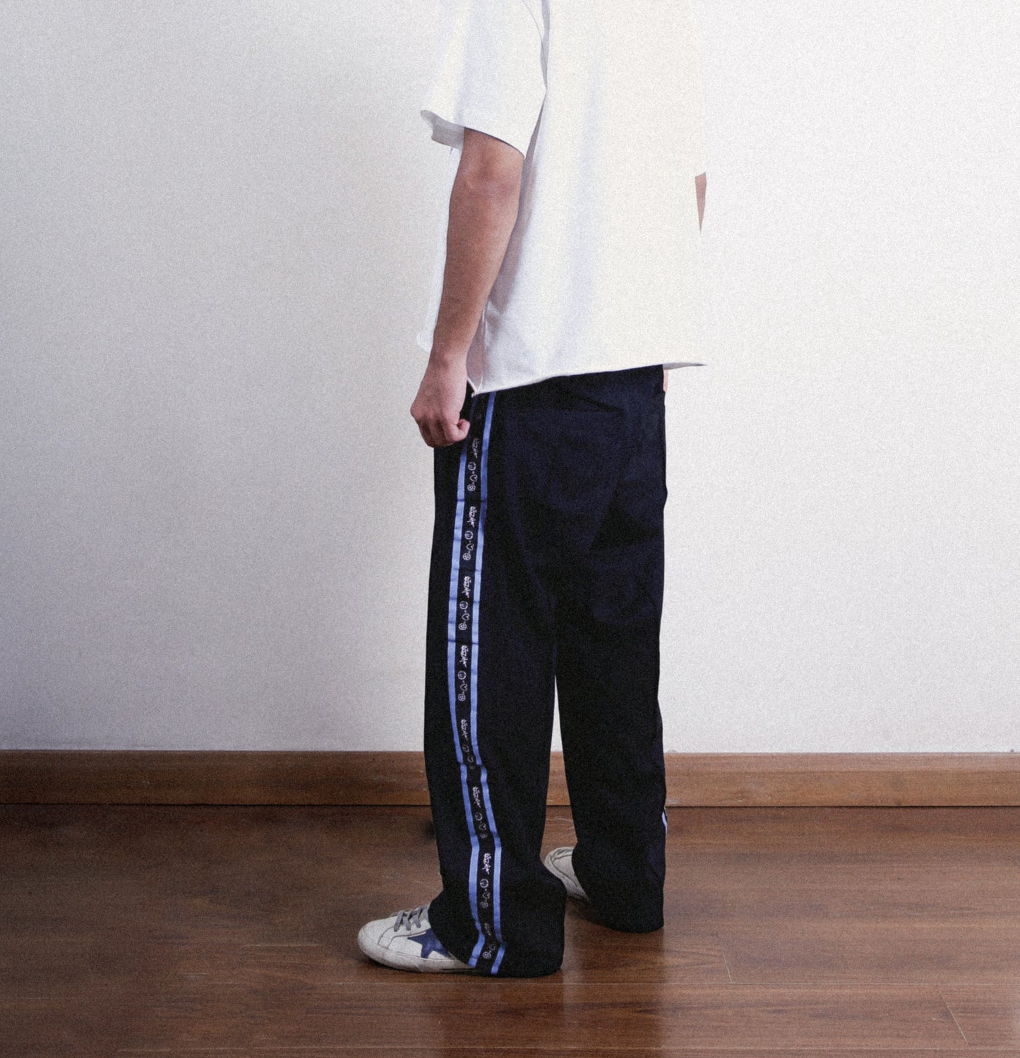 Richa =♥︎ = ⚽︎ Track Pants- Black/ Blue