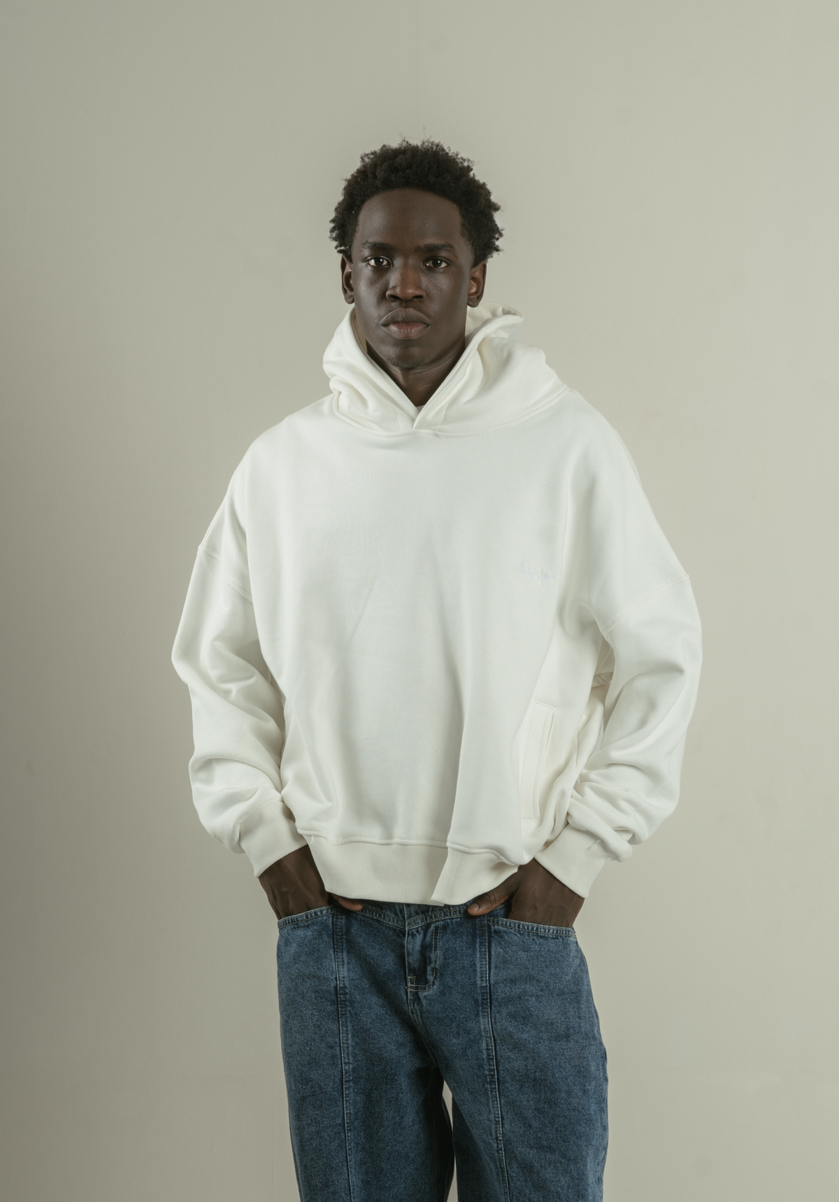 Richa Heavyweight Hoodie - Off White