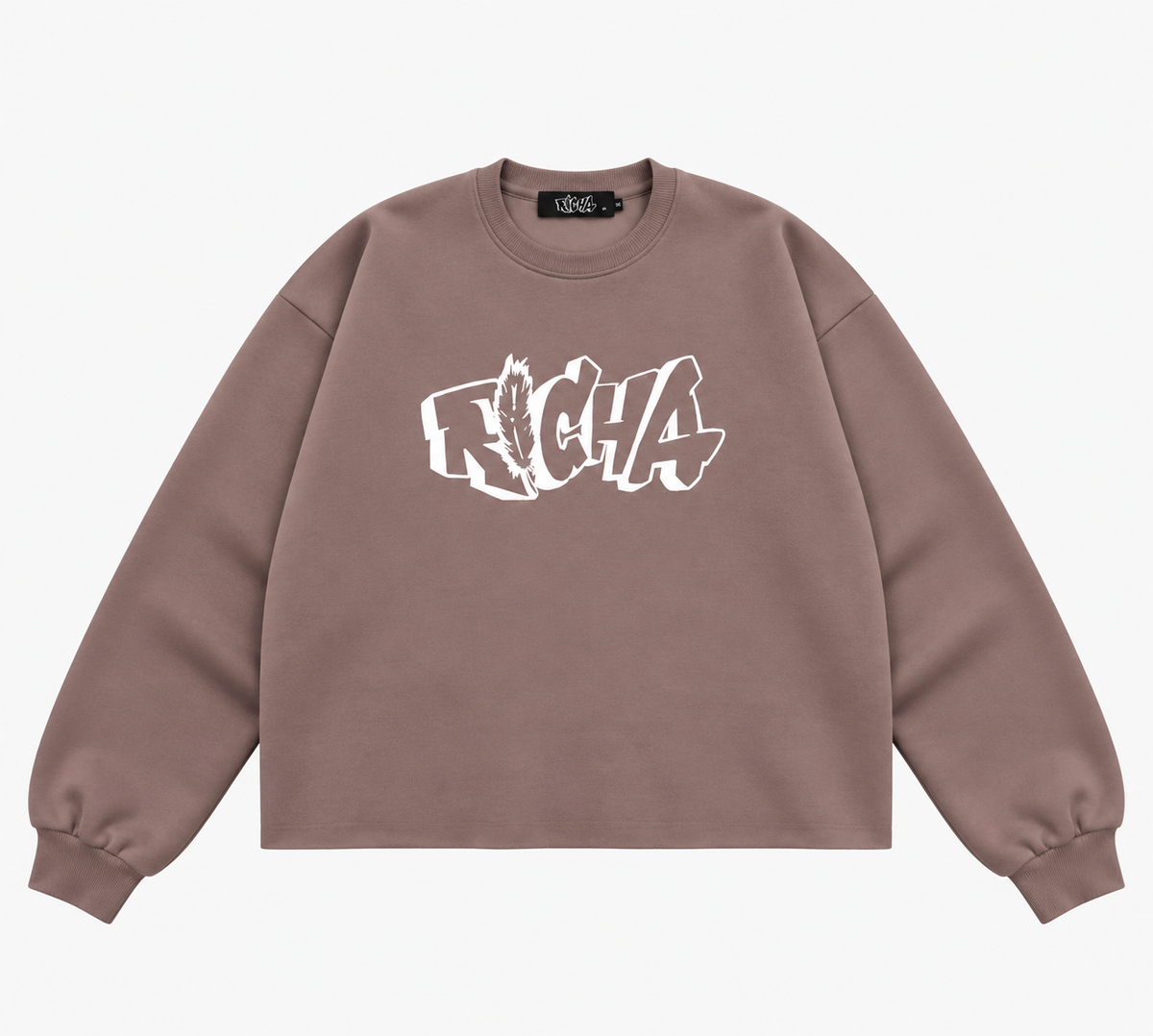 Brown Basic Crewneck