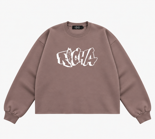 Brown Basic Crewneck