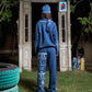 RIQSHA Knit Pants- Blue