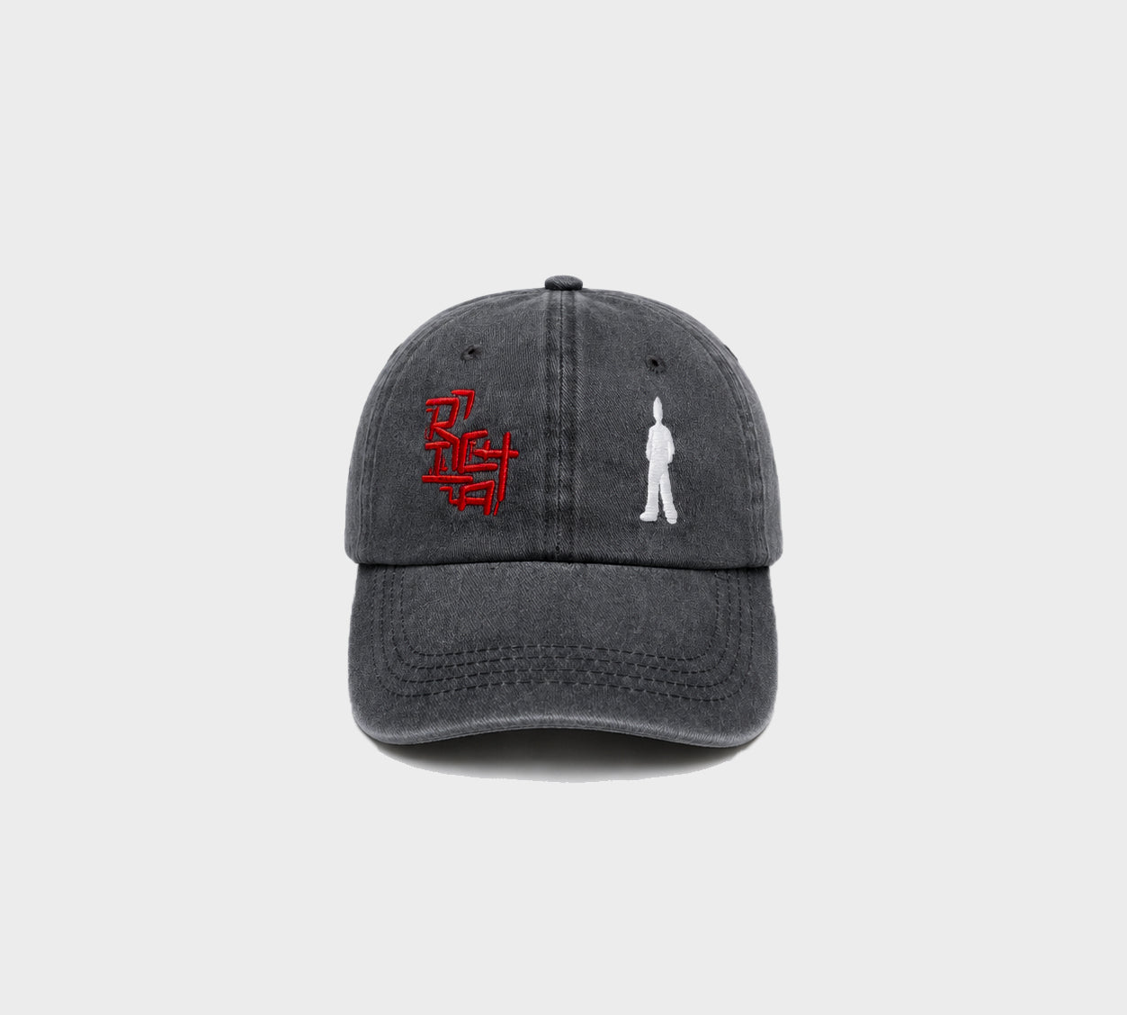 Richa Cap- Washed Dark Grey