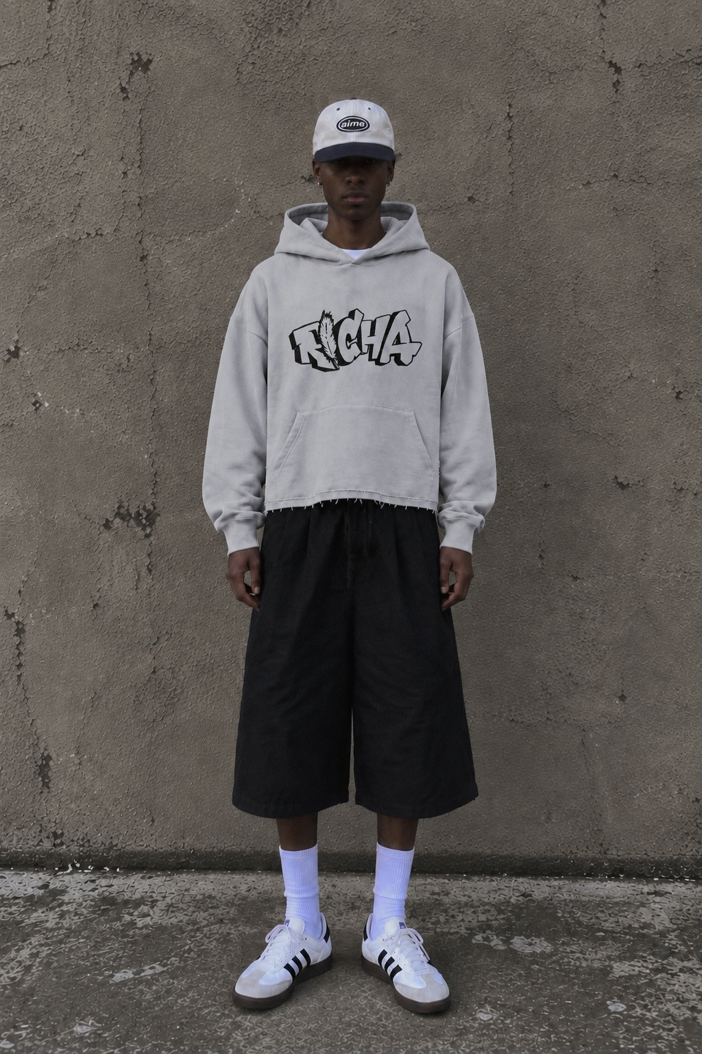 Grey Basic Hoodie