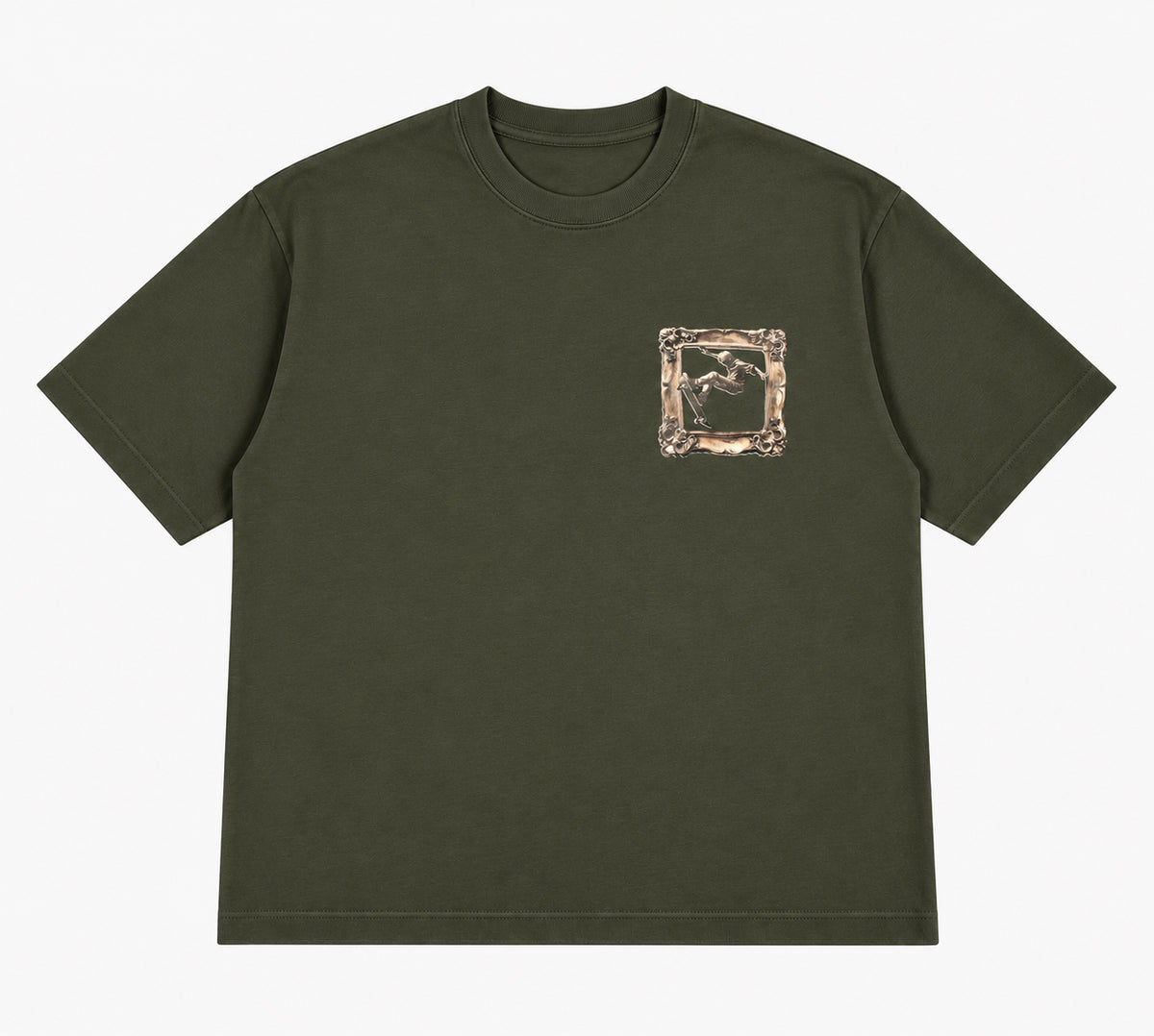 Skateframe Tee- Olive
