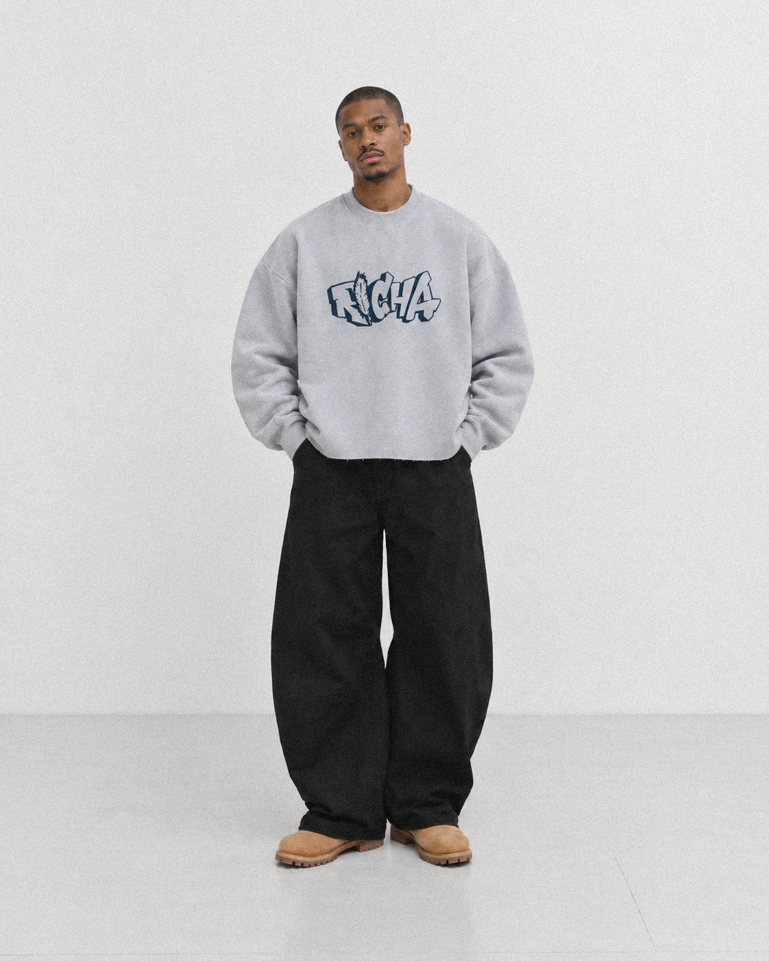 Grey Basic Crewneck
