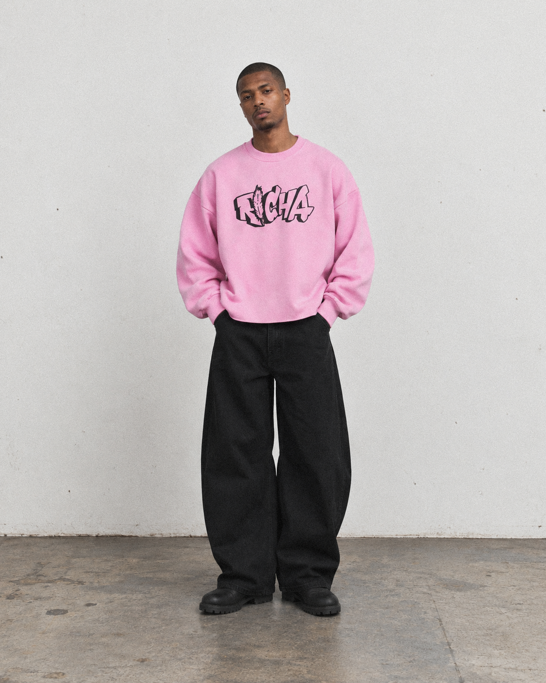 Pink Basic Crewneck