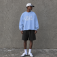 Blue Basic Crewneck