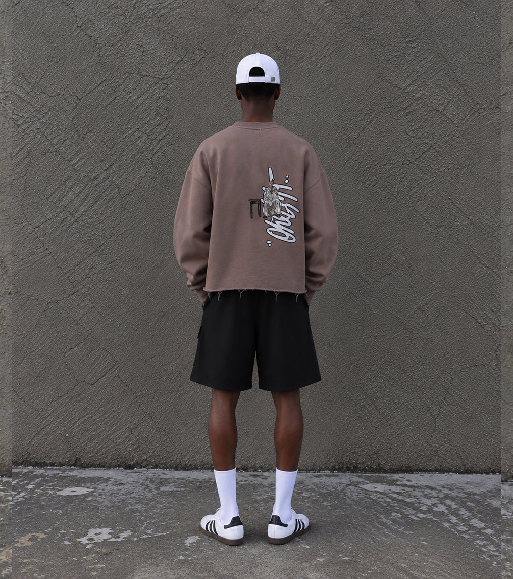 r&R®23 Brown Crewneck