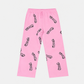 Patterned Pink Richa Sweatpants
