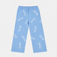 Patterned Blue Richa Sweatpants