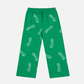 Patterned Green Richa Sweatpants