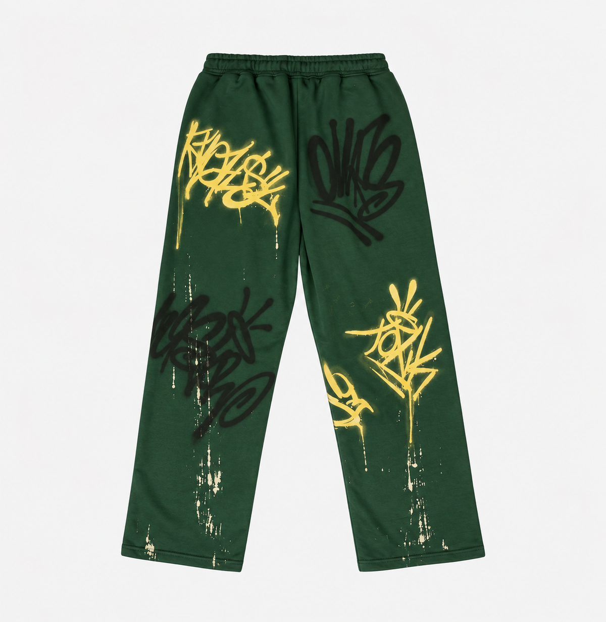 Olive Graffiti Sweatpants