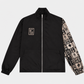 RIQSHA Tracksuit Jacket- Black/Beige