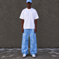 Patterned Blue Richa Sweatpants