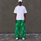 Patterned Green Richa Sweatpants
