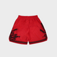Richa X Toxik Graffiti Red  Basketball Shorts