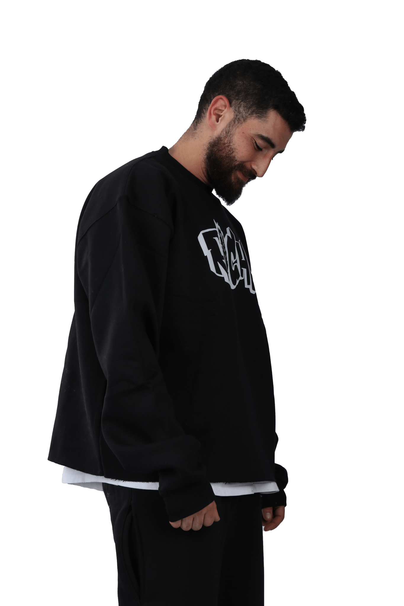 Black Basic Crew Neck - Richa UAE