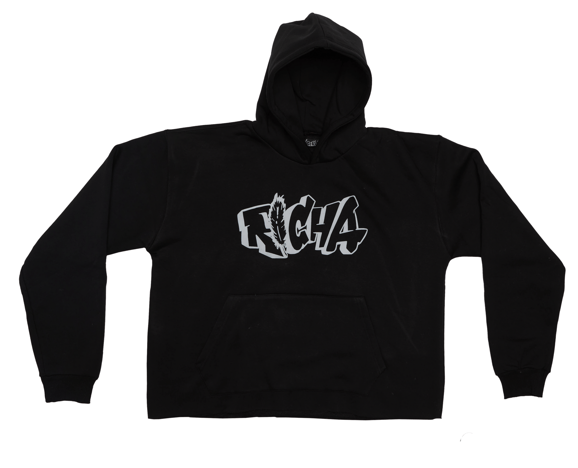 Black Basic Hoodie - Richa UAE