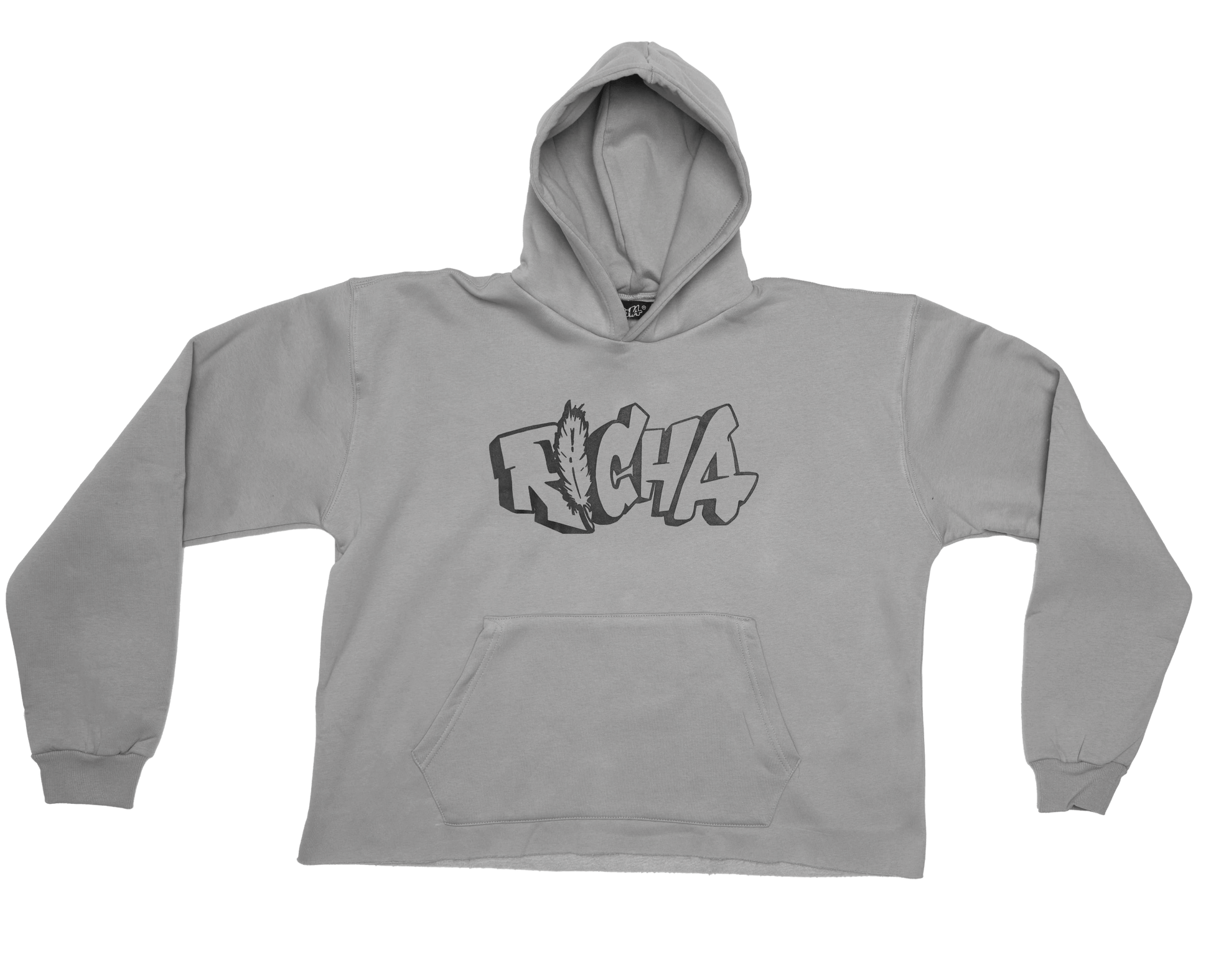 Grey Basic Hoodie - Richa UAE